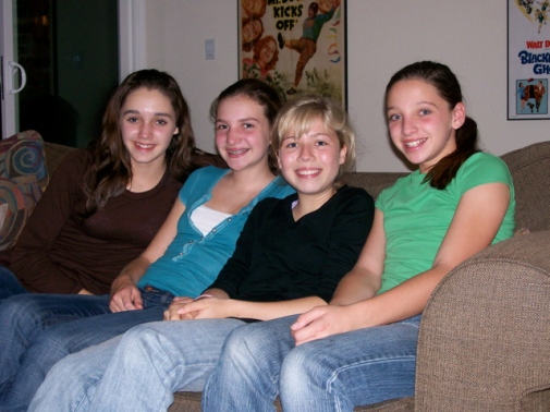 Emily, Allison, Jennette and Erin